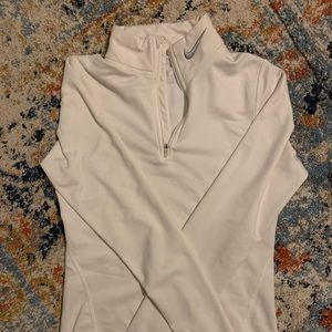 white nike long sleeve